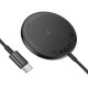 Бездротовий ЗП HOCO CW61 Phantom magnetic wireless fast charger with digital display Black mag-6942007644693142614
