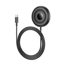 Бездротовий ЗП HOCO CW61 Phantom magnetic wireless fast charger with digital display Black mag-6942007644693142614