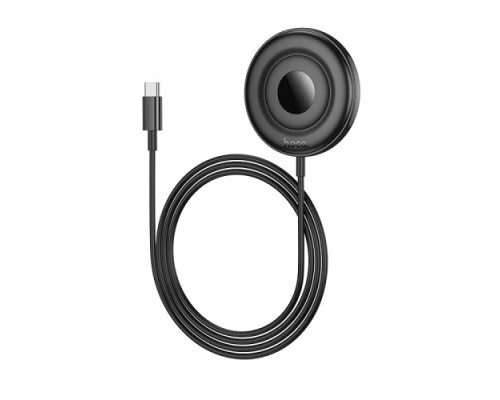 Бездротовий ЗП HOCO CW61 Phantom magnetic wireless fast charger with digital display Black mag-6942007644693142614