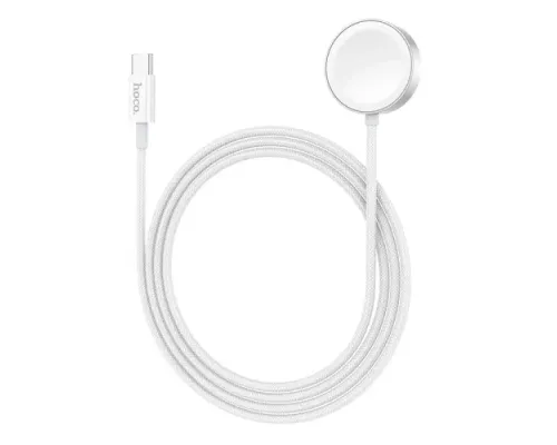 Бездротовий ЗП HOCO CW59 iWatch＆SAM watch wireless charger white mag-6942007638517146736