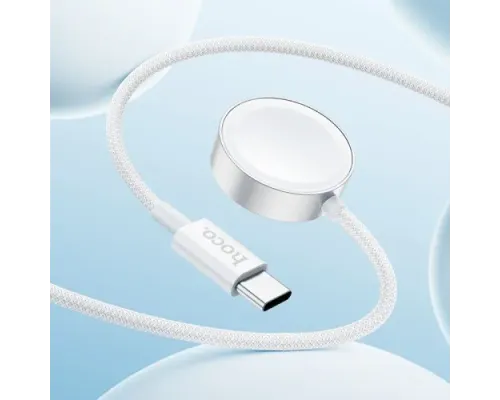 Бездротовий ЗП HOCO CW59 iWatch＆SAM watch wireless charger white mag-6942007638517146736