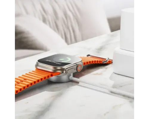 Бездротовий ЗП HOCO CW59 iWatch＆SAM watch wireless charger white mag-6942007638517146736