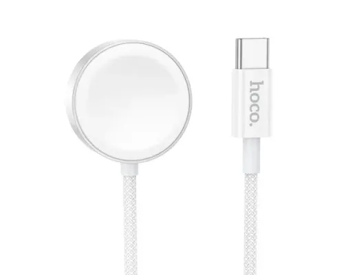 Бездротовий ЗП HOCO CW59 iWatch＆SAM watch wireless charger white mag-6942007638517146736