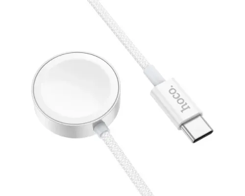Бездротовий ЗП HOCO CW59 iWatch＆SAM watch wireless charger white mag-6942007638517146736