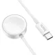 Бездротовий ЗП HOCO CW59 iWatch＆SAM watch wireless charger white mag-6942007638517146736