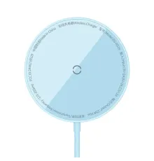 Бездротовий ЗП Baseus Simple Mini3 Magnetic Wireless Charger 15W Blue CCJJ040303 mag-6932172623296134746