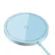 Бездротовий ЗП Baseus Simple Mini3 Magnetic Wireless Charger 15W Blue CCJJ040303 mag-6932172623296134746