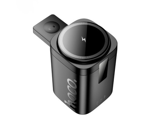 Бездротовий ЗП HOCO CQ20 Clever 3-in-1 desktop wireless fast charger Black mag-6942007645850137571