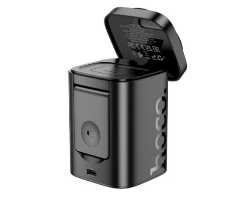 Бездротовий ЗП HOCO CQ20 Clever 3-in-1 desktop wireless fast charger Black mag-6942007645850137571