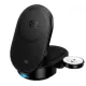 Бездротовий ЗП HOCO CQ23 Pole Qi2.2 3-in-1 magnetic wireless fast charger Black mag-6942007676960153869