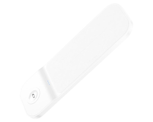Бездротовий ЗП HOCO CQ5 Step 3-in-1 wireless fast charger(iWatch) White mag-694200761201234998
