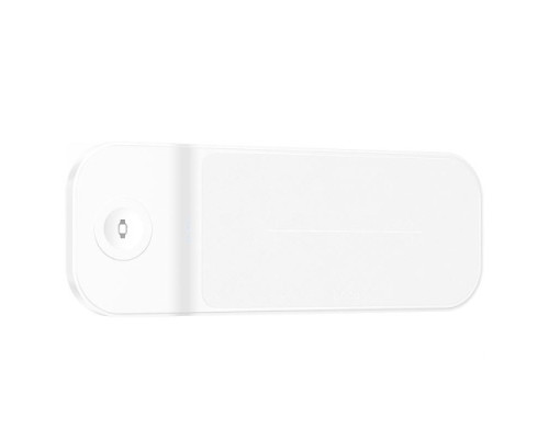 Бездротовий ЗП HOCO CQ5 Step 3-in-1 wireless fast charger(iWatch) White mag-694200761201234998