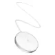 Бездротовий ЗП Baseus Simple Mini4 Air Magnetic Wireless Charger Qi2 15W Silver P10278200S11-00 mag-6932172670955145726