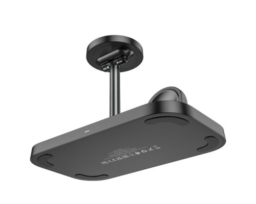 Безпровідний зарядний пристрій 3 IN1 BOROFONE BQ29 Feliz 5W/7.5W/10W/15W чорний mag-694199111029055399