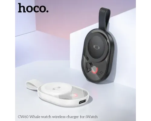 Бездротовий ЗП HOCO CW60 Whale watch wireless charger for iWatch White mag-6942007646246144065