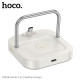 Бездротовий ЗП Magsafe HOCO CQ16B Astute 2-in-1 desktop charger Milky white mag-6942007639897142607