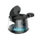 Бездротовий ЗП WiWU Wi-W039 Flow 5 in 1 Wireless Charger with ambient light & speaker Black mag-6977703657517153623