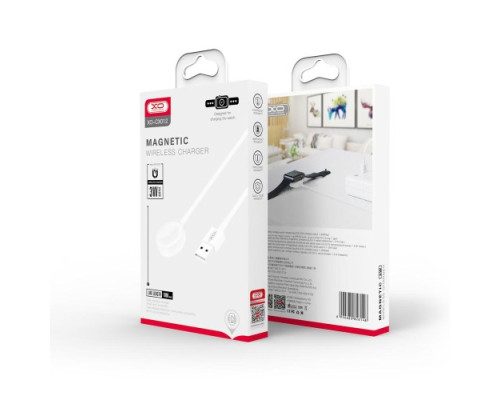 Кабель XO CX012 Plastic Magnetic для годинника wireless charger Білий mag-692068082614860095