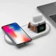 Бездротовий ЗП HOCO CW21 Wisdom 3-in-1 iPhone/iWatch/AirPods 2A White mag-6931474706560146286