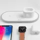 Бездротовий ЗП HOCO CW21 Wisdom 3-in-1 iPhone/iWatch/AirPods 2A White mag-6931474706560146286