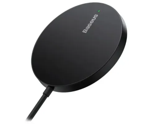 Бездротовий ЗП Baseus Simple Mini3 Magnetic Wireless Charger 15W Black CCJJ040001 mag-6932172618643145687