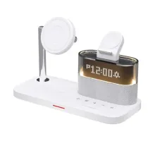 Зарядний пристрій C09 5IN1 (iPhone, iWatch, AirPods) 23W FAST ORIGINAL White mag-2000001640142147118