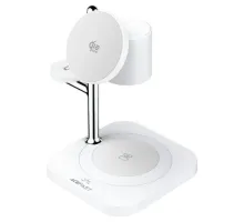 Бездротовый ЗП ACEFAST E39 4-in-1 desktop wireless charger White mag-6974316286110153369