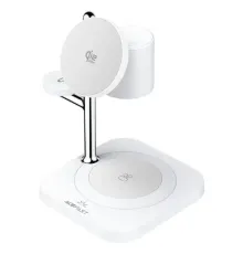 Бездротовый ЗП ACEFAST E39 4-in-1 desktop wireless charger White mag-6974316286110153369