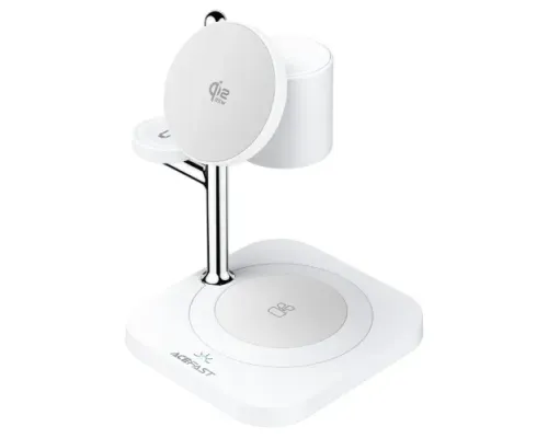 Бездротовый ЗП ACEFAST E39 4-in-1 desktop wireless charger White mag-6974316286110153369