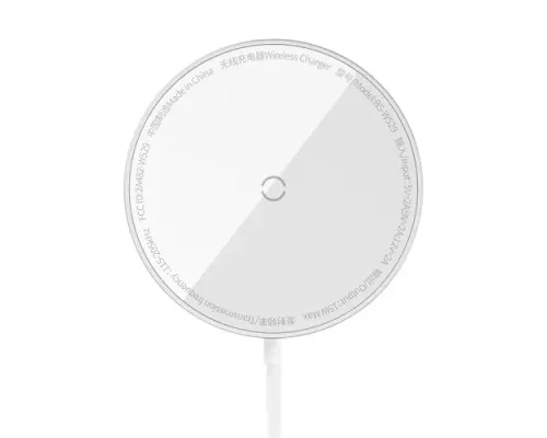 Бездротовий ЗП Baseus Simple Mini3 Magnetic Wireless Charger 15W Silver CCJJ040012 дефект пакування mag-2000001666418152070