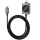 Бездротовий ЗП HOCO CW66 PD100W+iWatch 2-in-1 charging cable Black mag-6942007675680153818