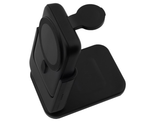 Зарядна станція 3IN1 + Power Bank MagSafe 5000mAh C151 (iPhone, iWatch, AirPods) Original Black mag-2000001530757100266