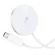 Бездротовий ЗП HOCO CW63 Fast Qi2 magnetic wireless fast charger white mag-6942007661089146752