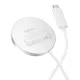 Бездротовий ЗП HOCO CW63 Fast Qi2 magnetic wireless fast charger white mag-6942007661089146752