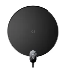 Бездротовий ЗП Baseus Digital LED Display Gen 2 Wireless Charger 15W Black CCED000001 mag-6932172602208145668