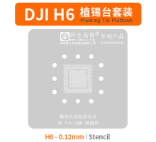 Трафарет BGA Amaoe DJI H6 для ремонту дронів Mavic 3 (0.12 mm) PLS-00-00159304