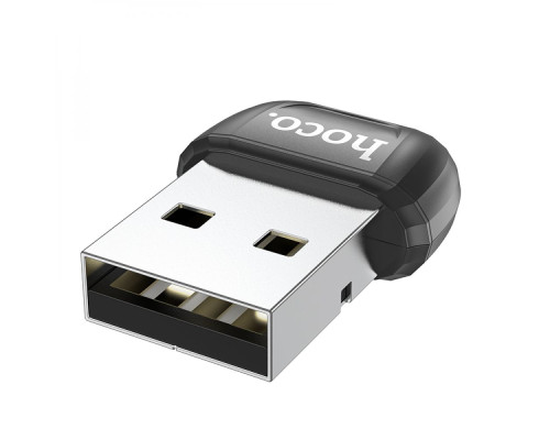 USB Блютуз Hoco UA18 adapter BT5.0 Колір Чорний