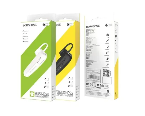 Гарнітура BOROFONE BC21 чорна mag-6931474703576152671