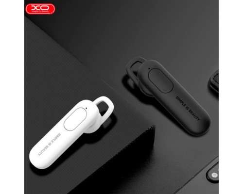Блютуз гарнітура XO BE4 Bluetooth earphone Чорна mag-6920680863631142579