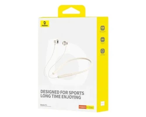 Навушники Baseus Bowie P1 Neckband Wireless Earphones White A00025800223-Z1 mag-6932172645755147474