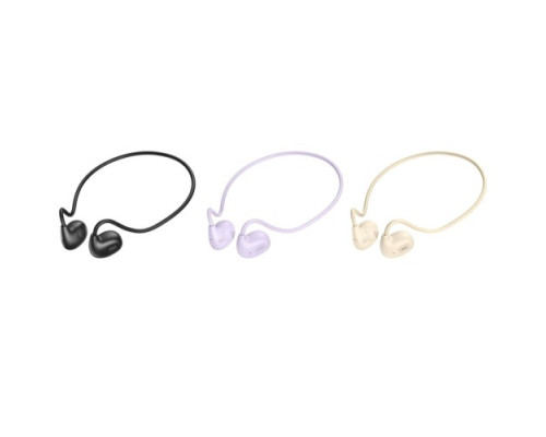 Блютуз навушники XO BS34 Foton Open Air Conduction Bluetooth Earphones Світло жовті mag-692068085121819127