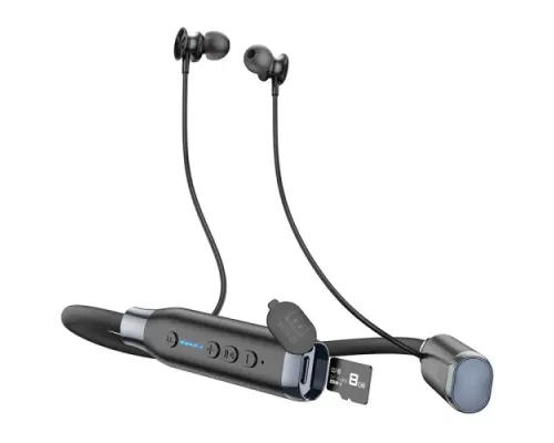 Навушники бездротові HOCO ES62 Pretty neck-hang BT earphones Чорні mag-6931474770738146146