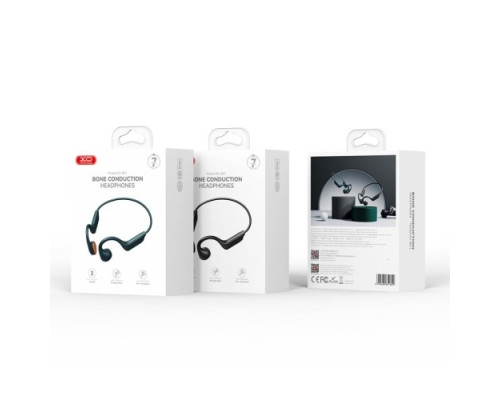 Блютуз навушники XO BD1 Jade Pearl Light Bone Conduction Bluetooth Earphones Синьо-поморанчеві mag-692068085182919133