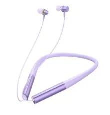 Навушники бездротові HOCO ES71 Platinum neck-mounted BT headset Purple mag-6942007627467144195