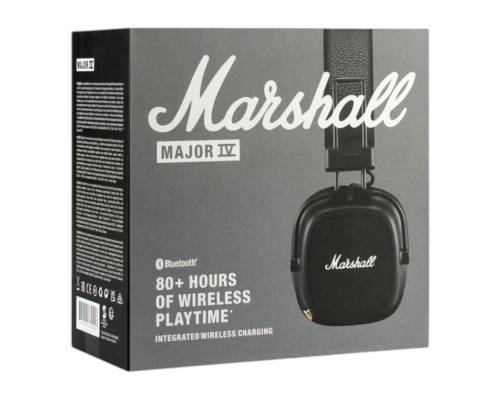 Навушники bluetooth Marshall Major IV (Original China) black PLS-00-00161979