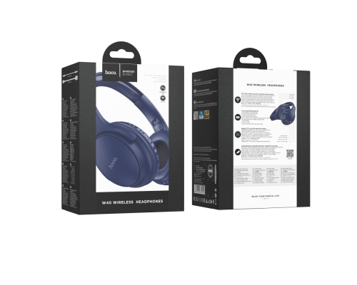 Навушники bluetooth Hoco W40 blue PLS-00-00112480