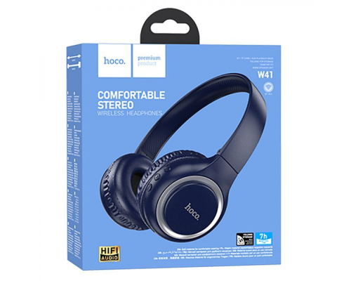 Навушники bluetooth Hoco W41 blue PLS-00-00116951