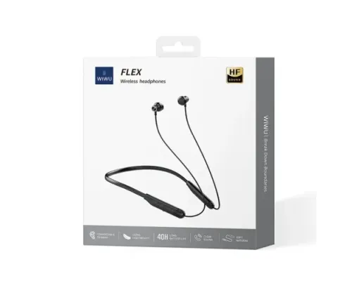 Навушники WiWU Flex Wireless Headphones GB05 Black mag-6976975615751153576