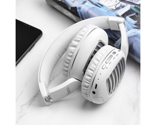 Навушники bluetooth Hoco W23 Brilliant Sound white PLS-00-00116946