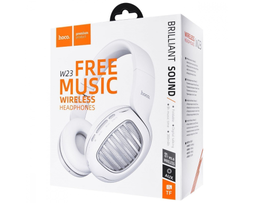 Навушники bluetooth Hoco W23 Brilliant Sound white PLS-00-00116946